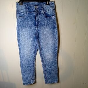 Denim Blue Women's Capris